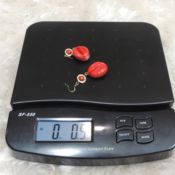 Style and co women earring gold and orange - Picture 3 of 8